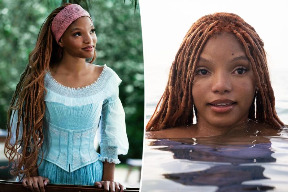 Halle Bailey’s red hair extensions in 'Little Mermaid' cost $150K